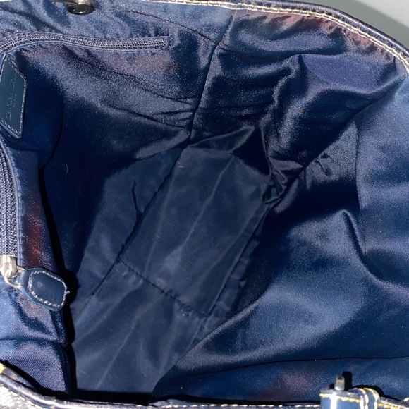 Authentic Christian Dior Oblique Trotter Denim Shoulder  Bag - Picture 12 of 17